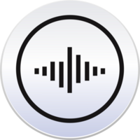 Sound wave icon vector