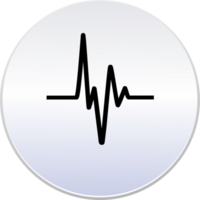 Sound wave icon vector