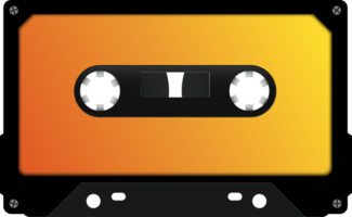 Realistic cassette tape vector