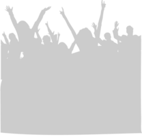 Party crowds vector