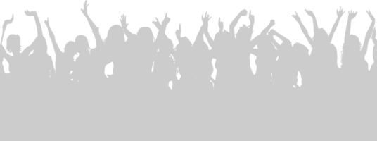 Dancing crowds vector