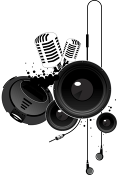 composición del orador vector