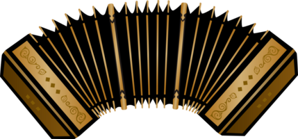 Tango bandoneon vector