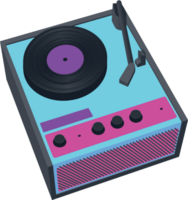 Vinyl record player vector