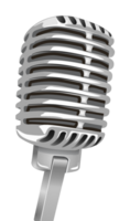 Retro microphone vector