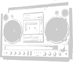 boombox vector