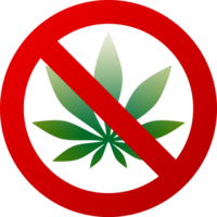 No marijuana vector
