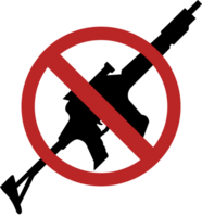 No firearms vector