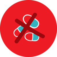 No drogas éxtasis vector