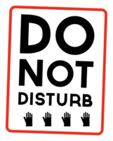 Do not disturb vector