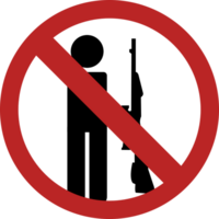 No hunting sign vector