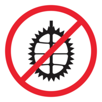 Public forbidden sign durian vector