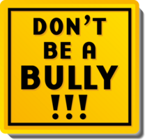 No bullying sign vector