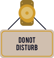 Do not disturb  vector