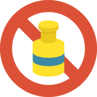 No drugs pill vector