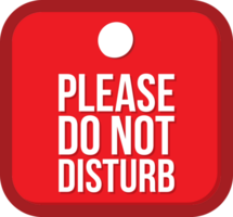 Do not disturb vector