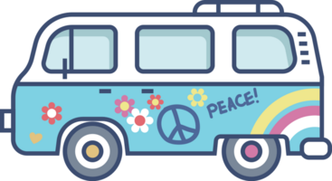 Peace wagon vector