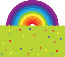 fondo arcoiris vector