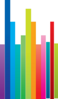 Rainbow bar stick vector