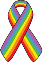 Rainbow ribbon vector