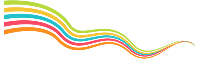 Rainbow stripe vector