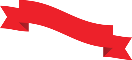 Red ribbon vector