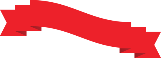 Red ribbon vector