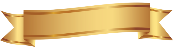 Golden decorative banner vector