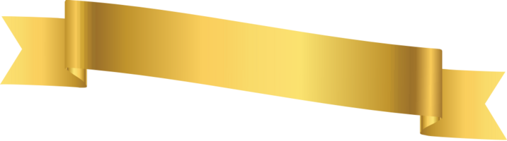 Golden ribbon vector