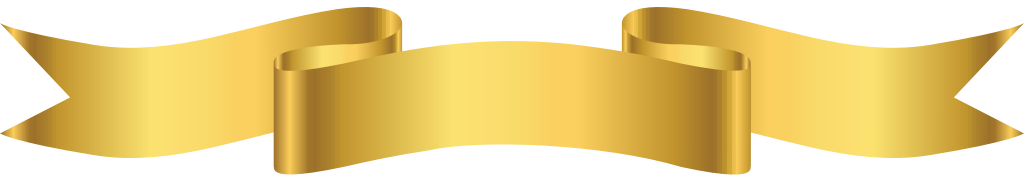 Golden ribbon vector