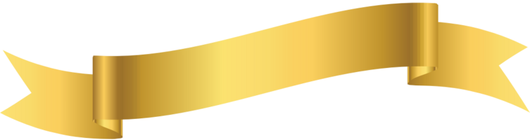 Golden ribbon vector