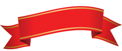 Red ribbon vector