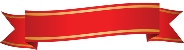 Red ribbon vector