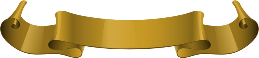 Golden ribbon vector