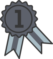 First place ribbon vector