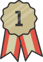 First place ribbon vector