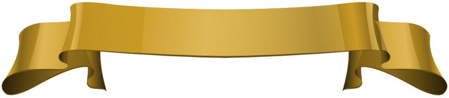 Golden ribbon vector