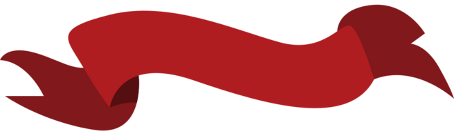 Red ribbon vector