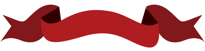 Red ribbon vector