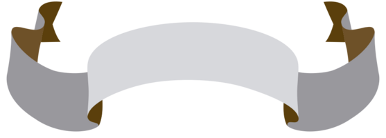 Flat ribbon vector
