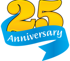 Anniversary ribbon vector