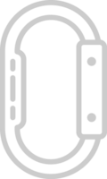 alpinismo mosquetón vector