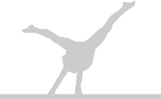 Gymnastics vector