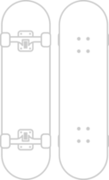 Skateboard vector