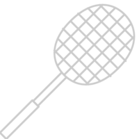 raqueta de tenis vector