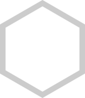 Hexagon vector