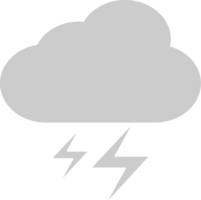 Thunderstorm vector