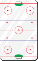 hockey field vector