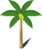 árbol de coco vector