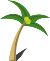árbol de coco vector